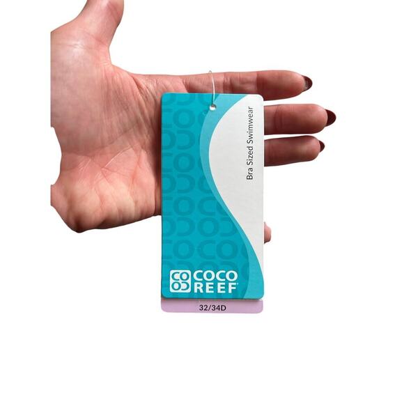 Coco Reef Women Verso Twist Front Reverisble Bikini Top Black Size 32/34D, NWT! - Picture 5 of 10